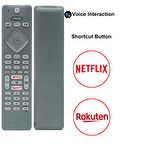 PHILIPS PH-V1 / RC4154403/ 01R(HPH238) NETFLIX-RAKUTEN TV TUŞLU SES KOMUTLU  LCD LED TV KUMANDASI
