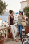 Lela Slim Fit V Yaka Kalın Askılı 2' li Paket Bluz Bayan BLUZ 5864384S2