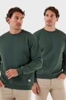 Buratti Regular Fit Bisiklet Yaka Şardonlu 2'li Paket Sweat Erkek SWEAT 5905255S2