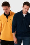 Buratti Slim Fit Anti-Pilling Tüylenme Yapmayan Şardonlu Soğuk Geçirmez  2'li Paket Polar Erkek POLAR 5906001S2