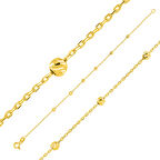 Toplu 22 Ayar Altın Zincir Bileklik