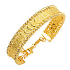 Tuğralı 22 Ayar Kelepçe Altın Bilezik