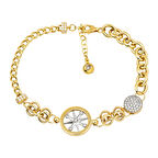 Pusula 14 Ayar Altın Zincir Bileklik 