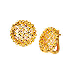 Yaşam Çiçeği Toplu Altın Küpe