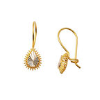 Damla 14 Ayar Altın Sarkıt Küpe