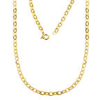 Halkalı Altın Boyun Zinciri - 55 cm.