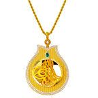 Lale Tuğra Hasır Altın Kolye