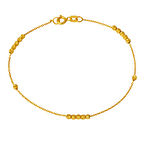 Dorika Toplu Taşsız Altın Bileklik