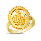 Tuğralı 22 Ayar Altın Yüzük