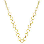 Halka Zincir Taşsız Altın Kolye