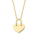 14 Ayar Altın Asma Kilit Kolye