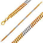 Amazon 14 Ayar Taşsız Altın Bileklik