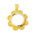 Papatya Çeyrek Altın Takılabilen Kolye Ucu