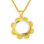 Papatya Çeyrek Altın Takılabilen Altın Kolye