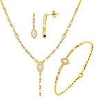 Baget Tasarım Altın Takı Seti