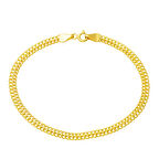 Örme Zincirli 14 Ayar Altın Bileklik