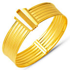 5 Sıra 22 Ayar Altın Kelepçe Hasır Bilezik