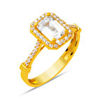 22 Ayar Altın Baget Yüzük