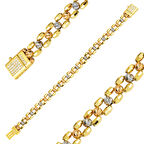 Trend Dorika Tasarım 14 Ayar Altın Bileklik