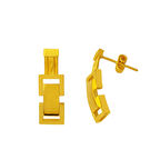 14 Ayar Sarkaç Trabzon Hasır Altın Küpe