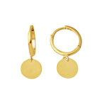 Pul Sallantılı Pandora Altın Küpe 14 Ayar