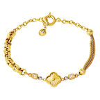 Yoncalı Pandora 14 Ayar Altın Bileklik