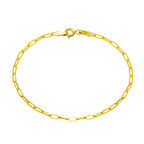 Spor Ataç Altın Zincir Bileklik 14 Ayar