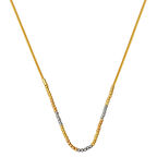 Dorikalı 14 Ayar Altın Kalze Zincirli Kolye