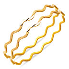 Zikzaklı Ajda Altın 22 Ayar Bilezik (2*8) 16 Gr.