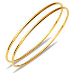 22 Ayar Sade Düz Ajda Bilezik (7*2) 14 Gr. 