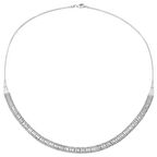 Dolunay 14 Ayar Suyolu Beyaz Altın Kolye