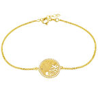 Yaşam Ağacı Altın Bileklik