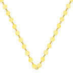 Parlak Pullu 14 Ayar Altın Zincir Kolye 50 cm.