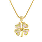 4 Yapraklı Yonca 14 Ayar Altın Kolye