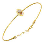 Smoki Kuvars 14 Ayar Altın Spor Bilezik