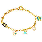 Versage İtalyan Zincirli 14 Ayar Pandora Bileklik