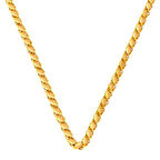 İnce Pullu Zincir Kolye 14 Ayar 55 cm.