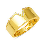 Çavuş Tasarım 14 Ayar Sarı Altın Yüzük