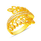 Zeytin Yaprağı 14 Ayar Altın Yüzük