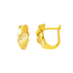 Burgulu 14 Ayar Kadın Altın Küpe