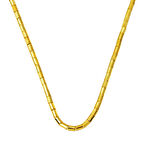 14 Ayar İtalyan Borulu Zincir Altın Kolye