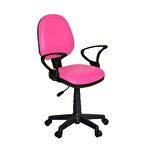 Türksit Kozmo Şef Çalışma Koltuğu Kumaş Pembe