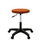 Türksit Tabure Dökme Sünger File Plastik Ayak Turuncu