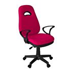 Türksit Lider Müdür Koltuğu Plastik Ayak Pembe