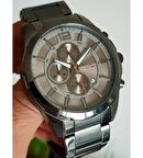 Ferrucci Çelik Multifonksiyonlu Takvimli Gri Renk Erkek Kol Saati+Bileklik