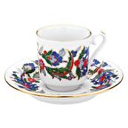 2 Kişilik 458 Desen Kahve Fincan Takımı