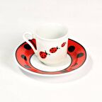 2 Kişilik Ugur Böcekli Kahve Fincan Takımı