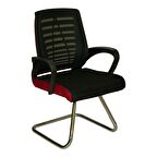 Türksit Karizma File Bekleme Koltuğu Z Ayak Kırmızı