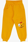 Breeze Erkek Çocuk Eşofman Altı Dizi Nakışlı 1.5-5 Yaş, Sarı