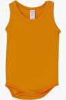 Breeze Kız Bebek Çıtçıtlı Body 9 Ay-3 Yaş, Hardal Sarı
